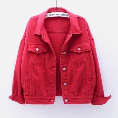 Women Jackets New Spring Outwear Denim Coat - Image 4