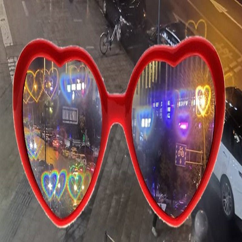 Heart Shape Special Effects Sun Glasses Fashion Women Gift Birthday Party Decoration - Image 3